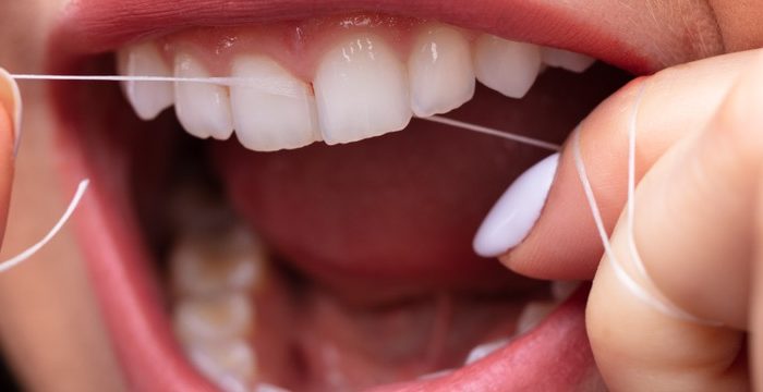 gums are bleeding when flossing